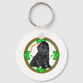 Chaveiro Dia de São Patrício de Cockapoo