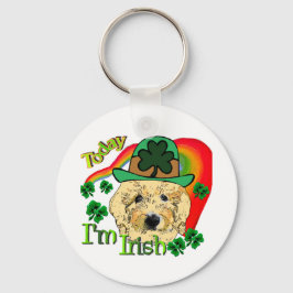 Chaveiro Dia de São Patrício de Goldendoodle