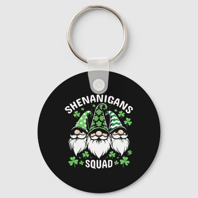 Chaveiro Dia de São Patrício Gnomos Shenanigans Squad 2024  (Frente)