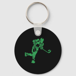 Chaveiro Dia de São Patrício Hockey Irlandês Garotos Saint