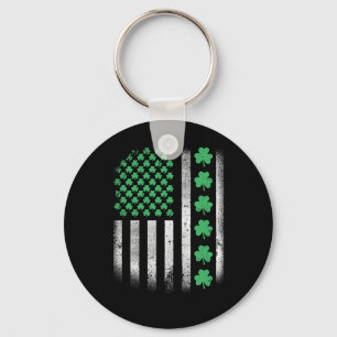 Chaveiro Dia de São Patrício Irlandês Design Americano
