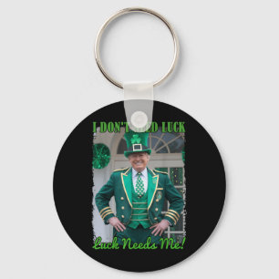 Chaveiro Dia de São Patrício Leaf Clover Trump Leprechaun S