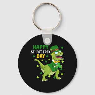 Chaveiro Dia de São Patrício Leprechaun Dinossauro Dino Fel