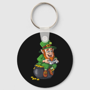 Chaveiro Dia de São Patrício Leprechaun Video Game Controll