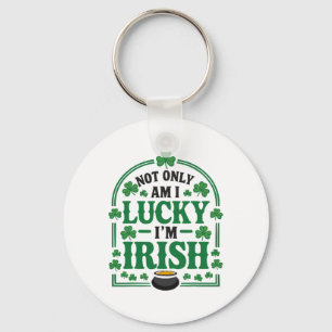 Chaveiro Dia de São Patrício Shenanigan do Trevo Irlandês I