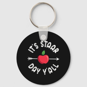 Chaveiro Dia do Estadas Yall Texas Staar - Dia do Teste