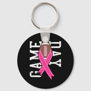 Chaveiro Dia do Jogo - Futebol Rosa de Consciência do Cance
