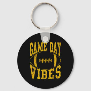 Chaveiro Dia do Jogo Víblias Amarelo Vintage Vintage Desapo