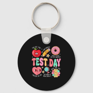 Chaveiro Dia do Teste Rock O Teste Dia de Teste Motivaciona