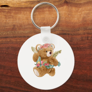 Chaveiro Dia do Urso de Teddy - Celebre Cudles e Conforto!
