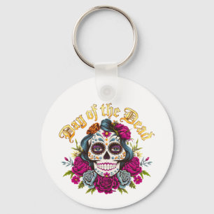 Chaveiro Dia dos Mortos: Celebração do Dia de Los Muertos