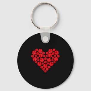 Chaveiro Dia dos Namorados Feminino de Pickleball Engraçado
