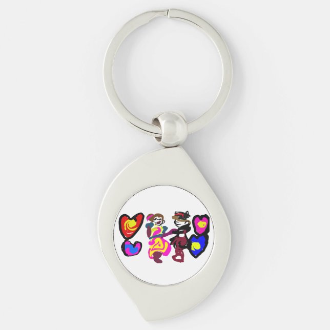 Chaveiro Dia dos Namorados ganhar amor (Frente)