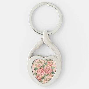 Chaveiro Dia dos Namorados Romântico com Rosas Lindas,Rosa
