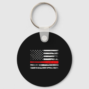 Chaveiro Dia dos pais beisebol bandeira americana envelheci