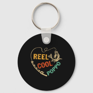 Chaveiro Dia dos Pais Engraçado Carretel de Pesca Vintage L