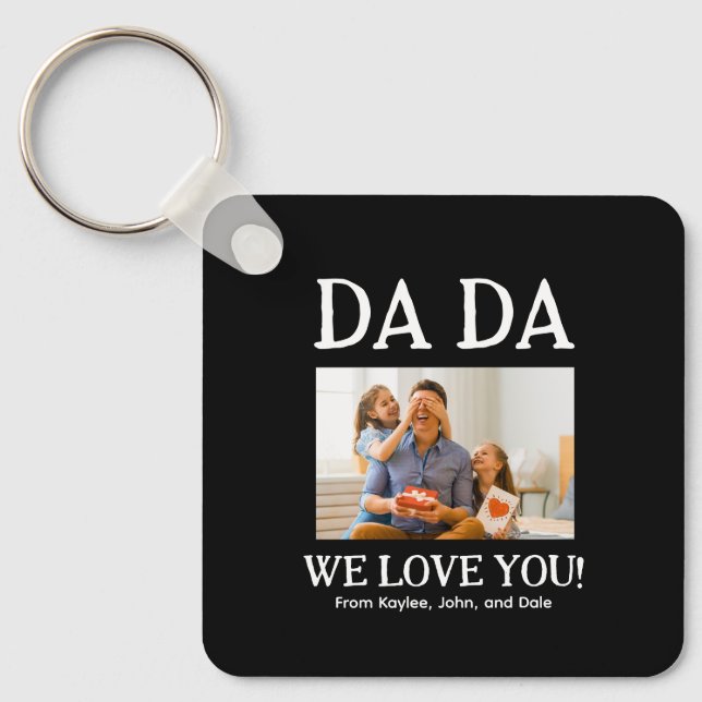 Chaveiro Dia dos Pais Personalizado Custom (Frente)