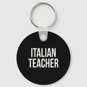 Chaveiro Dia e Semana de Apreciação do Professor de Italian