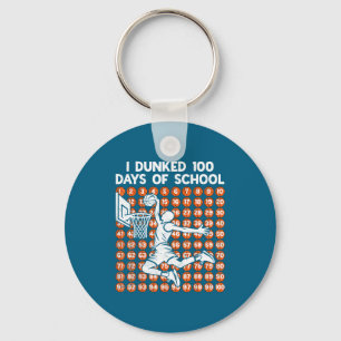 Chaveiro Dia Escolar 100 Dias Eu Basquete Dunked 100º 100