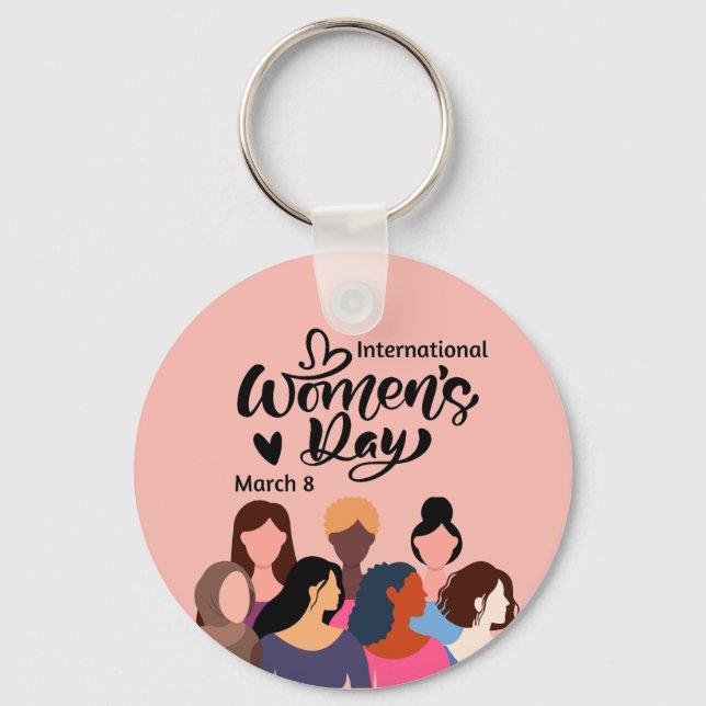 Chaveiro Dia Internacional da Mulher 2025 (Frente)