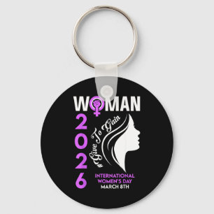 Chaveiro Dia internacional da mulher 2026 março 8 empoderan