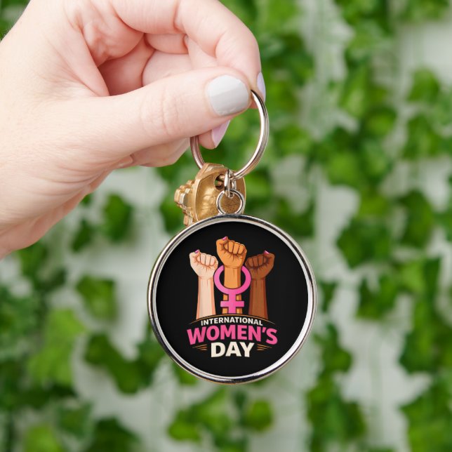 Chaveiro Dia Internacional da Mulher 8 de Março (Mão)