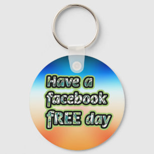 Chaveiro Dia Livre do Facebook