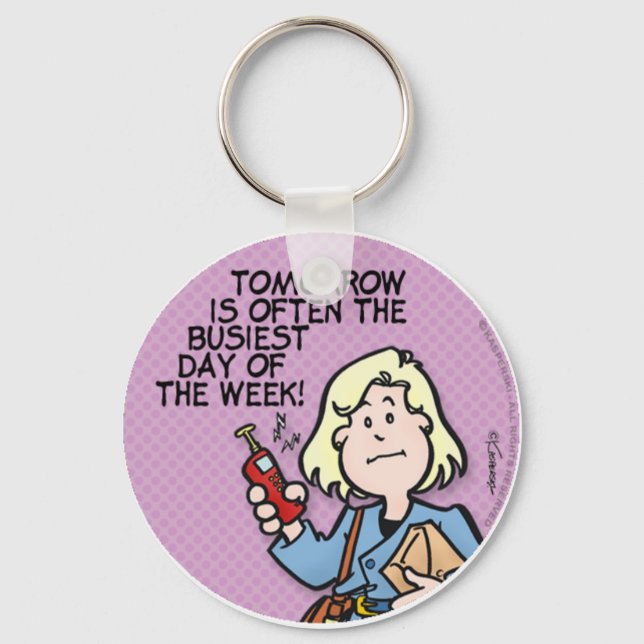 Chaveiro Dia mais movimentado (Frente)