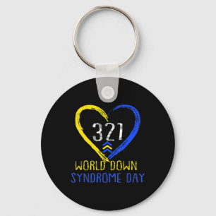 Chaveiro Dia Mundial da Síndrome de Down Amor 