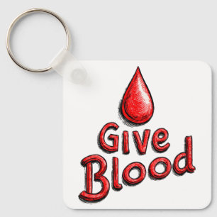 Chaveiro Dia Mundial de Doadores de Sangue - Dar Texto Sang