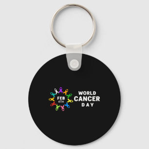 Chaveiro Dia Mundial do Cancer - Sensibilização do Cancer