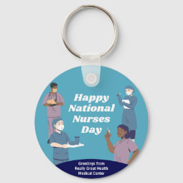 Chaveiro Dia Nacional de Enfermeiros Personalizável