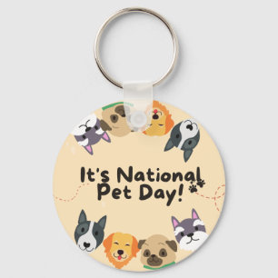Chaveiro Dia Nacional de Pet