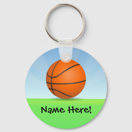 Chaveiro Dia Sunny de Basquete Esportivo Personalizado