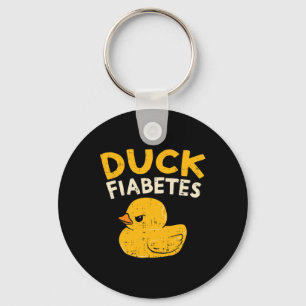 Chaveiro Diabetes Divertidos Sensibilização Duck Fiabetes E