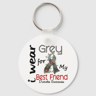 Chaveiro Diabetes Eu Visto Cinzas Para Meu Melhor Amigo 43
