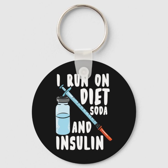 Chaveiro Diabetes Soda E Insulina Diabetes (Frente)