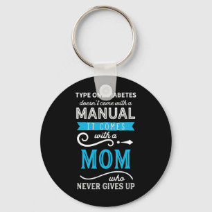 Chaveiro Diabetes Tipo Um Não Vem Com Uma Mãe Manual