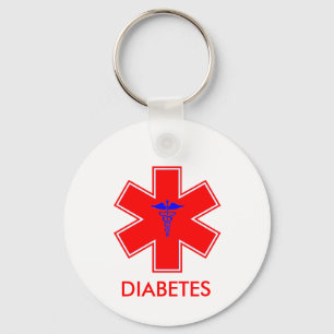 Chaveiro Diabetic Alert - Keychain / Tag - Basic