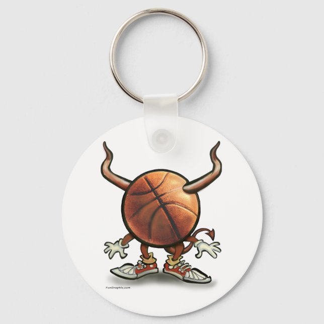 Chaveiro Diabo de Basquete (Frente)