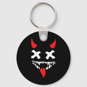 Chaveiro Diabo Enfrenta Preguiçoso Halloween Costume Assust