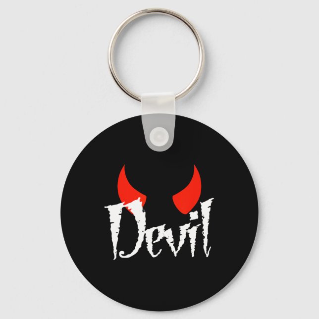 Chaveiro Diabo Halloween Matando Casal 1 (Frente)