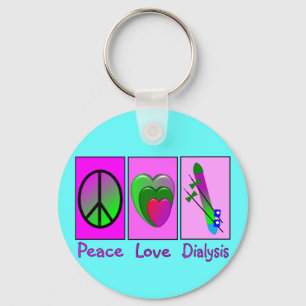 Chaveiro Diálise do amor da paz
