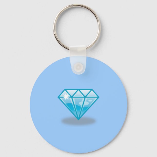 Chaveiro Diamante Azul (Frente)