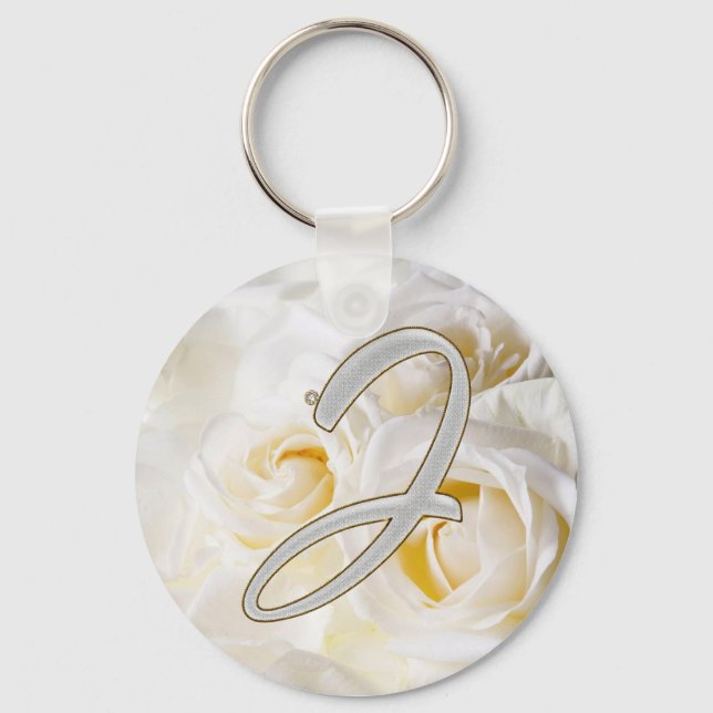 Chaveiro Diamond Bling J (Frente)