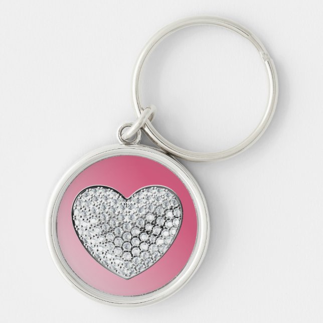 Chaveiro Diamond Heart (Frente)