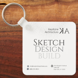 Chaveiro Diário de arquitetura minimalista com calendário 2