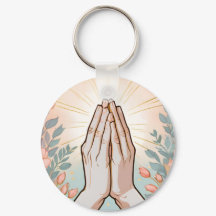 Diário de Oração / Mãos Florais em Oração Cristã