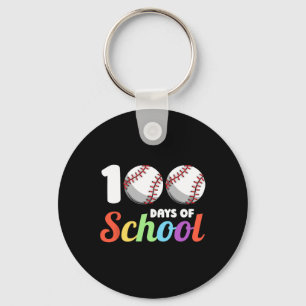 Chaveiro Dias Da Escola De Beisebol 100º Dia Estudantes Rap