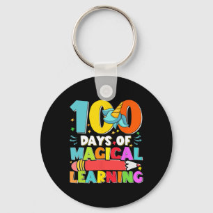 Chaveiro Dias De Aprendizagem Mágica Crianças Figuram 100º